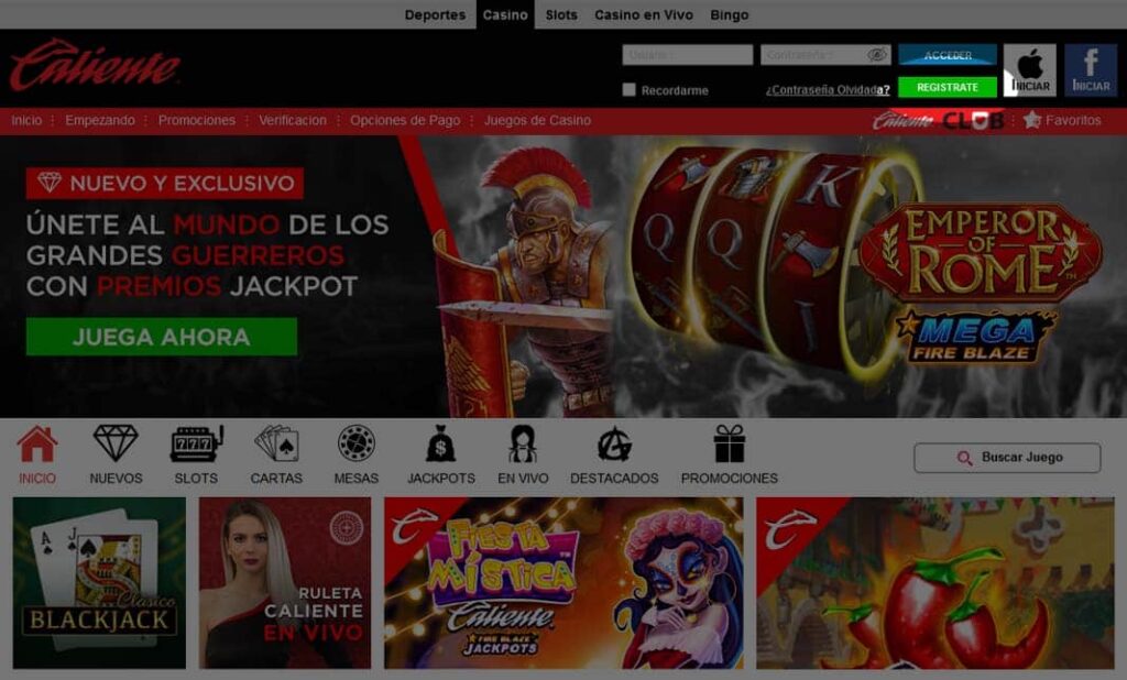Caliente Casino App Image 3